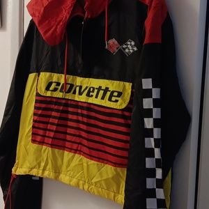 Jacket chemistry  medium red yellow